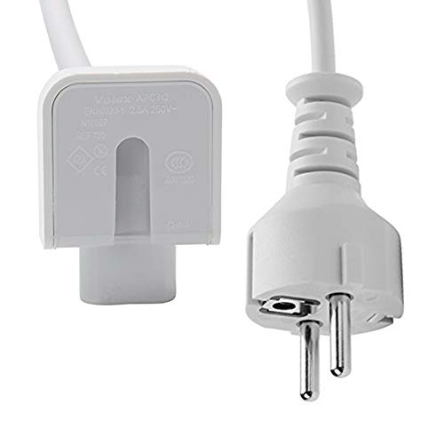 Extension Wall Cord Plug Eu Euro European Union Standard For Macbook 11 Inch 13 Inch 60W Macbook Pro 15- Or 17-Inch 85W Power Adapter #TOP2