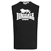 Lonsdale Men's Clopton T-Shirt, Black/White, 3XL #2
