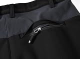 donhobo Herren Outdoorhose Winddicht Wasserdicht Wanderhose Winter Warm Gefüttert Softshellhose Schnelltrockend Camping Funktionshose Trekkinghose (Schwarz, 36)