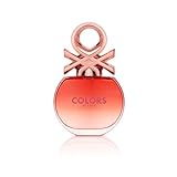 United Colors of Benetton Rose Intenso, Eau de Toilette para Mujer, Larga duración, Fragancia intensa, joven y fresca, Notas florales y frutales, Optimo para uso diario, 50 ml