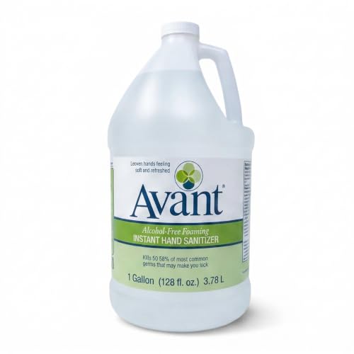 Image of Avant Alcohol Free Foaming Hand Sanitizer, 1 Gallon Bulk Liquid Refill