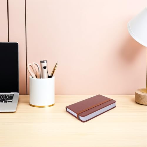 Carnets d'écriture lot de 10 en cuir PU pour agenda de travail et notes de bureau - 7