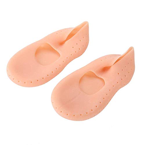 1 Par de Meias de Silicone, Protetor Anti-rachaduras nos Pés Meias para Prevenir a Ferramenta Meias