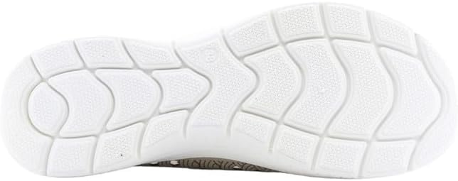 Calzado Flossy Calado para Mujer con Plantilla Memory Foam Extraible,Suela Blanca, Cierre Ajustable.Fabricado en España.