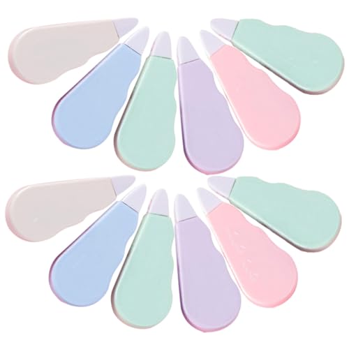 AGFELO 12個 多機能携帯用修正テープ 学生向けかわいいミニ速乾プ 手書き可能で使いやすい文房具