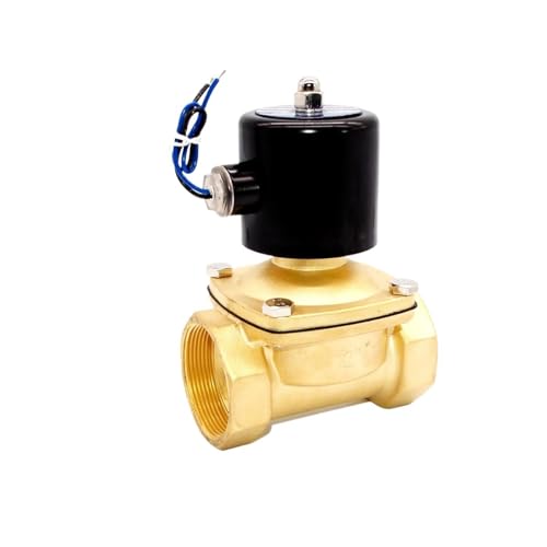Électrovanne laiton 1 1/2" normalement fermée 24VDC pour stopper l'eau - 2