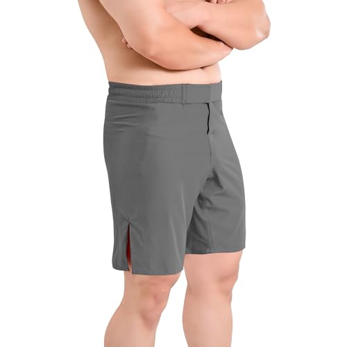 2BOLD Shorts masculinos MMA BJJ, Grappling, JIU-Jitsu, NO-GI Cross Training Muay Thai, Boxe, Shorts