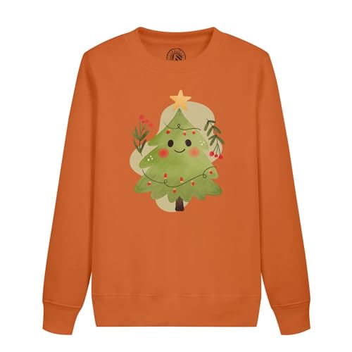 Sweatshirt enfant sapin de Noël vêtement hiver avec dessin mignon de fête