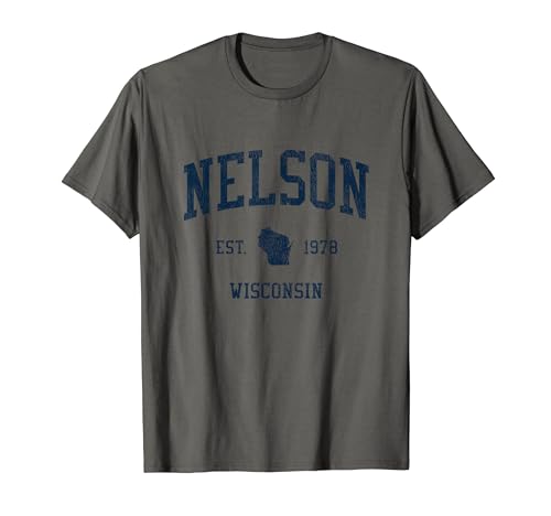 Nelson WI Vintage Athletic Sports JSN1 T-Shirt