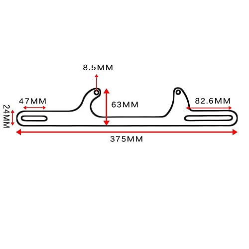 Wenjtp For Holley 4500 Series Carburetor Throttle Cable Bracket Billet Aluminum Carburetor Bracket With Dual Return Springs Black #TOP4