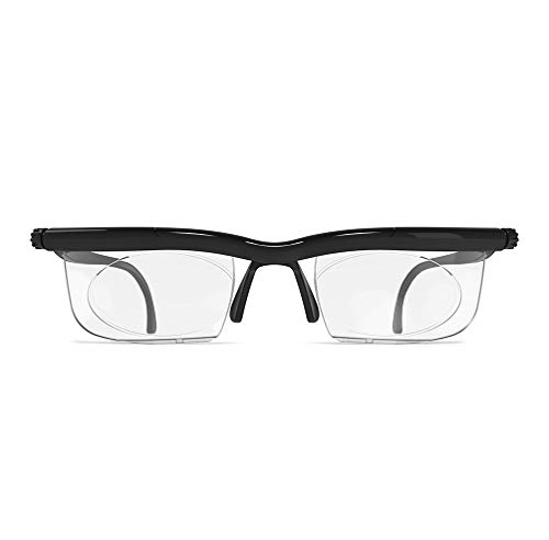 Lunettes unisexes, lentilles ajustables de -6D à + + Lentilles 3D sans ordonnance pour lunettes de lecture à la vision de près ou de loin Lunettes unisexes, lentilles ajustables de -6D à + + Lentilles 3D sans ordonnance pour lunettes de lecture à la vision de près ou de loin