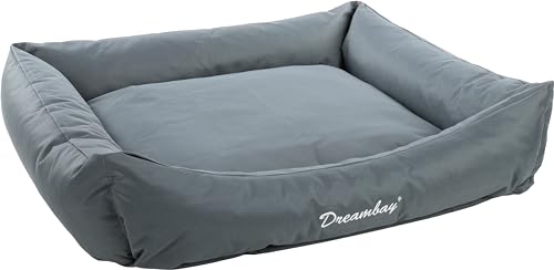 Flamingo Korb Dreambay® Rechteck Petrol - 120x95x28cm - Wasserabweisend und Waschbar - Abnehmbarer Bezug mit Reißverschluss - Nachhaltig