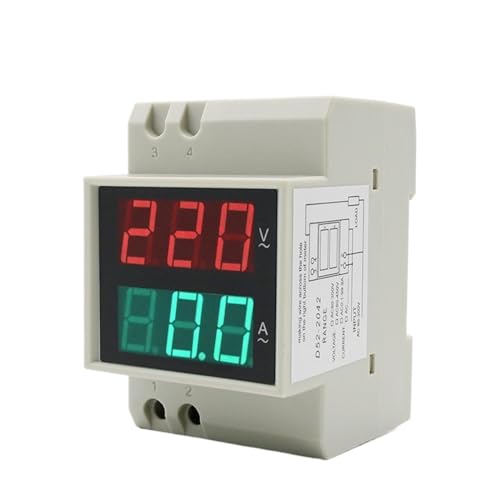 LEDディスプレイ電圧計電流計内蔵AC80-300V 200-450V 0-100A パネル電圧電流計モニターテスター(AC 200-450V)