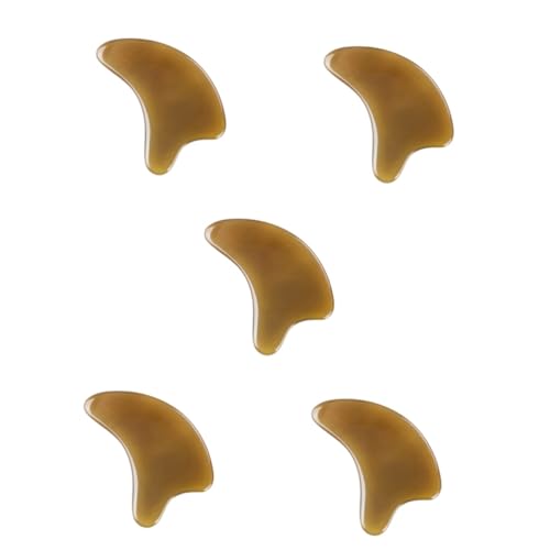 Outil de beauté corne de bœuf pour massage facial, cou et planche de grattage Guasha naturelle