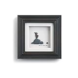 DEMDACO Sharon Nowlan The Little Things Espresso Finish 6 x 6 Dimensional Framed Wall Art Plaque