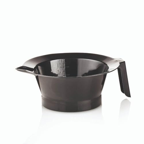 Ciotola graduata con beccuccio in gomma nera antiscivolo