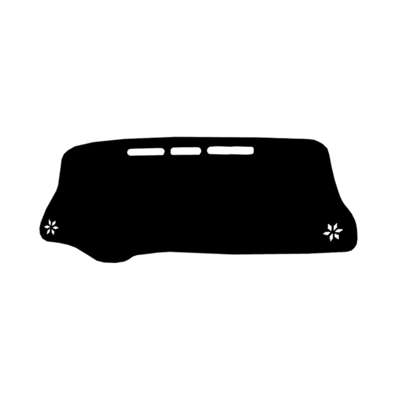 SFNNMXEO Fit for Toyota Vitz 2018-2020,Dashboard Cover Mat,Black Nonslip Interior Dash Covers,Anti-Glare Car Accessories