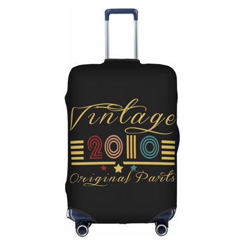 Travel Luggage Cover Vintage 2010 Original Parts Fashion Washable Baggage Suitcase Protector Fit For Luggage X-Large