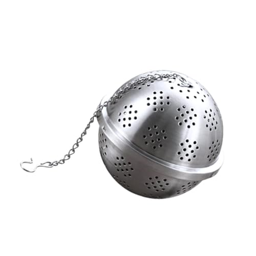 SHOWERORO Stainless Steel Tea Infuser Filter Reusable Loose Leaf Tea Strainer Chain for Easy Removal