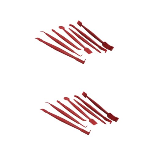 OUNONA 2 Sets 7pcs Pp Material Car Window Tint Kit Tinting Squeegee Film Cutter Tool Auto Car Accessories for Home Use