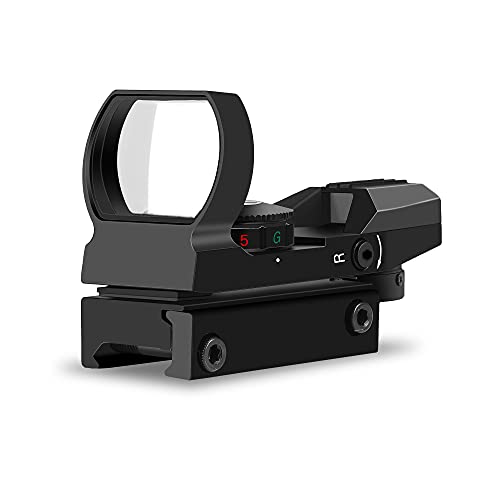 Bestsight Red Dot Reflex Sight Red & Green Dot Sight Tactical 4 Reticles Red Dot with 20mm Rails