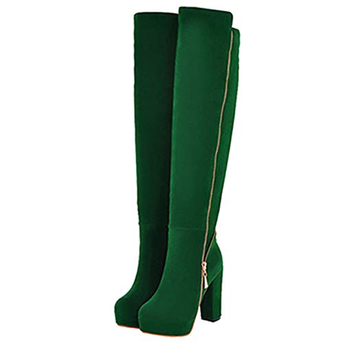 Bottes hautes décontractées haut de gamme avec finitions main marron