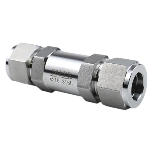 Contrôle anti-retour 1 pouce 25.4mm clapet de non-retour inox 304 tube 3-20mm