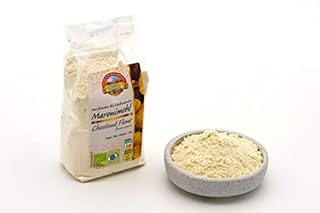Organic Chestnut Flour 6 x 300g  from Sweet Chestnuts, Gluten-Free, Vegan Raw-Food