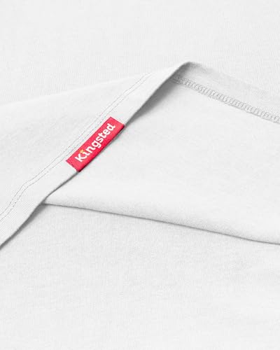 Image of Kingsted Pocket T-Shirts for Men - Super Soft & Comfy 100% Cotton Shirts | Short-Sleeve Crewneck Pocket Tee Shirts - Classic Regular Fit Work Shirt - Built to Last Midweight Cotton T-Shirts for Men