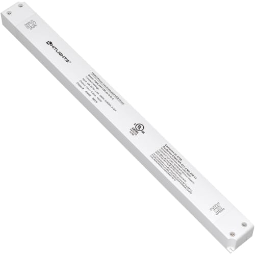 Image of HitLights 150W Dimmable LED Driver, 120VAC to 24VDC Transformer, UL Listed