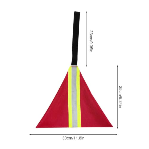 Evita accidentes remolcando: Bandera para kayak de alta visibilidad reflectante 6