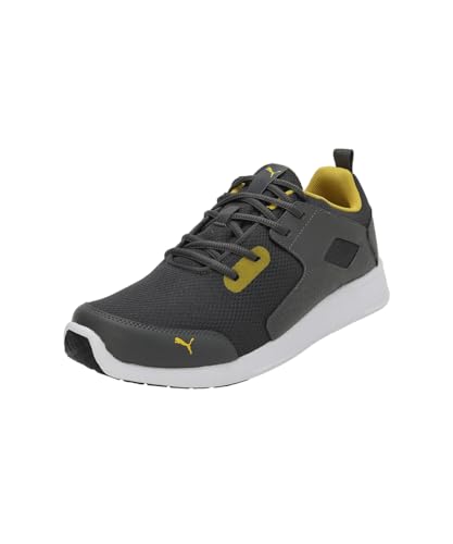 Puma Mens Stoop Idp Dark Shadow/Spectra Yellow Sneaker - 8 UK (39133803)