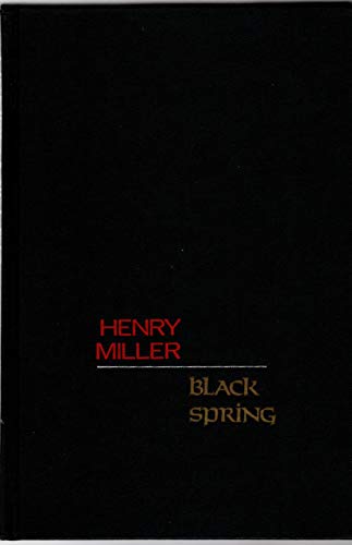 1963 HENRY MILLER BLACK SPRING FIRST EDITION B085CBXQDG Book Cover