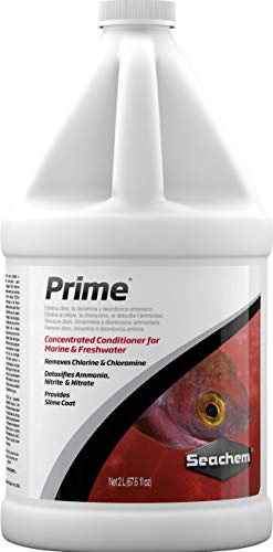 Seachem Prime Fresh and Saltwater Conditioner - Chemical Remover ...