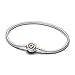 2025 Fashion 3Mm Snake Bone Chain Fit Charm DIY Fashion Jewelry for Women Fine Birthday Party Gift Heart Rose Bracelet with for You Pab094