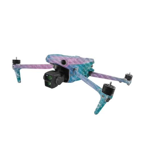 Image of MightySkins Carbon Fiber Skin Compatible with DJI Air 3 - Diamond Grunge | Protective, Durable Textured Carbon Fiber Finish | Easy to Apply