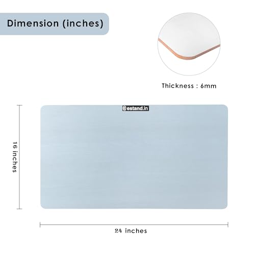 Image of Lap Board for Study | Home | Dining | Office | Laptop | Computer Desk | Reading & Writing | Multi-Purpose | Made in India | (Pine, LB 16 inchX24 inch Pine)