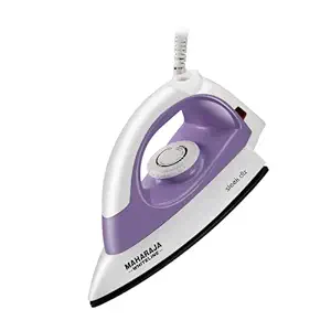 Maharaja Whiteline Sleek DLX Dry Iron, 1000W (Pastel Violet & White)