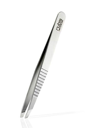 Pince à épiler elite Rubis ProGrip - antidérapante - Pince à épiler professionnelle - pour sourcils