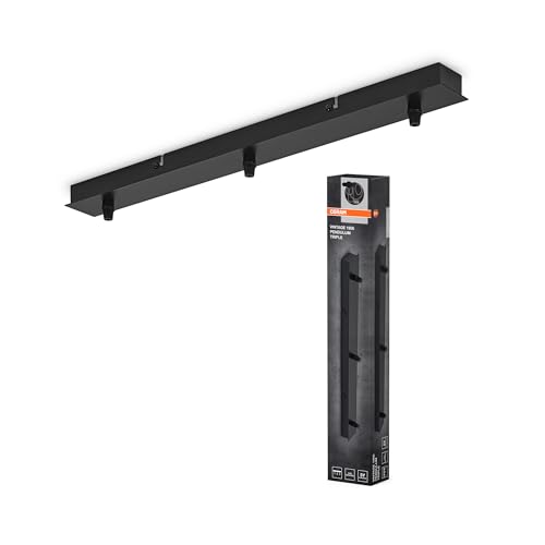 OSRAM Vintage 1906® Pendulum 3X Canopy LINEAR, nero
