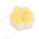 VALICLUD Natürlicher Katzenpfoten badeschwamm Weich Sanft Peeling Reich Schäumend Hautreiniger Duschzubehör für Gründliche Körperreinigung Zuhause Dusche