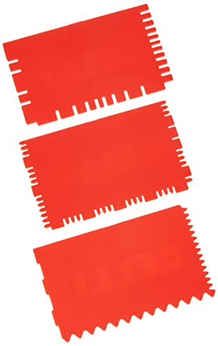 Mini herramientas de impresión Gelli Arts de material sintético rojo en pack de 3 piezas 3