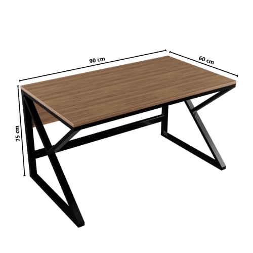 Image of Riyan Luxiwood Alden Computer Table in Engineering Wood for Home & Office, Simple Style Desk, Scratch Resistance Surface, Easy to Assemble, Study Table for Kids (Size-12 X 5 X 75 Cm) - Beige