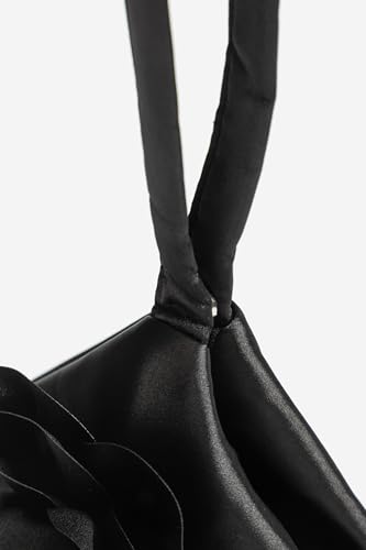 BABEYOND Clutch Purses for Women - Evening Bags Flower Satin Handbag Classy Wristlet Purse for Party Daily Wedding4