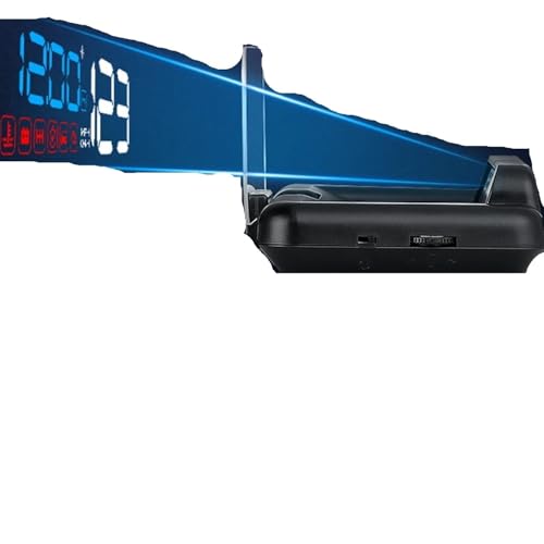 LCD HUD~[ C500 wbhAbvfBXvC OBD2 Xs[h[^[  RPM dA[ tgKXvWFN^[ J[ZLeBA[