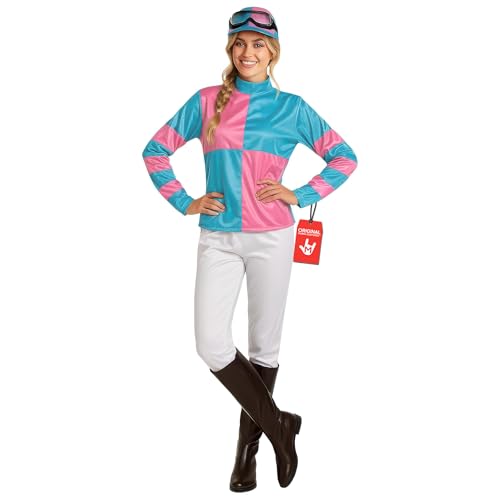 fun shack Womens Jockey Costume, Horse Jockey Outfit, Equestrian Halloween Costume for Women, Racing...