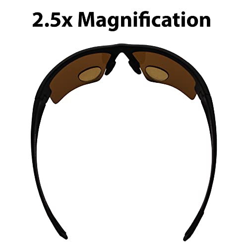 Global Vision BluWater Polarized Bifocal Sunglasses with Matte Black Frames and Brown Lenses4