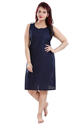 Image of Cotton Rich Camisole Slip for Women | Long Kurti Slip /Suit Slip /Camisole Slip Knee Length Inner(Long Inner)