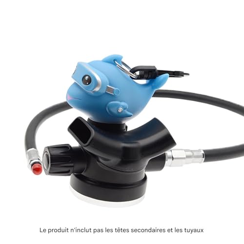 Protector de extremo de buceo antipolvo y colgante de delfín 7