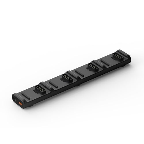 Image of Hypershell 4-Port Charging Hub for X Series Batteries, Sequential Multi-Battery Charger, USB-C PD, 65W Input, LED Battery Indicators, 70g Portable Charging Hub